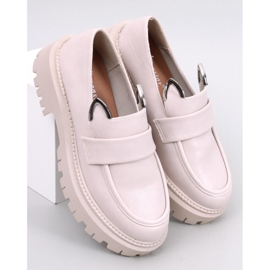 Platform moccasins with ears from Bunnies Beige 1