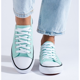Shelovet classic mint sneakers green 2