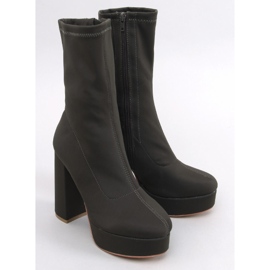 Baldacci Green platform boots 1