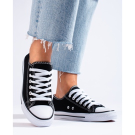 Classic black Shelovet women's sneakers 2 Classic black Shelovet women's sneakers 2