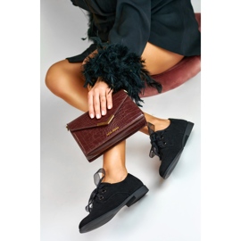 La.Fi Elegant suede shoes black 2