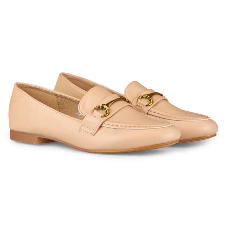 Elegant beige women's shoes 1