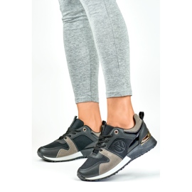 Fashionable black Jersy sneakers 2