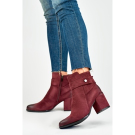 Burgundy classic boots from Blaise red 1