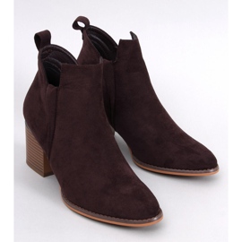 Hallie Brown suede heeled boots 1