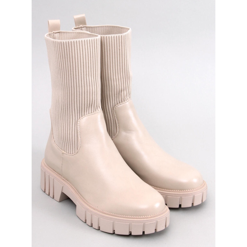 Boots sock upper Farrell Beige 1