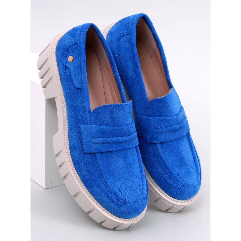 Platform loafers Chandra Blue 1