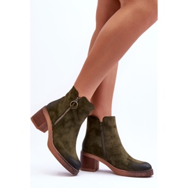 Women's Suede Classic Ankle Boots Green Limoso 2 Women's Suede Classic Ankle Boots Green Limoso 2