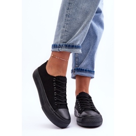 FB3 Classic Low Platform Sneakers Black Jazlyn 1