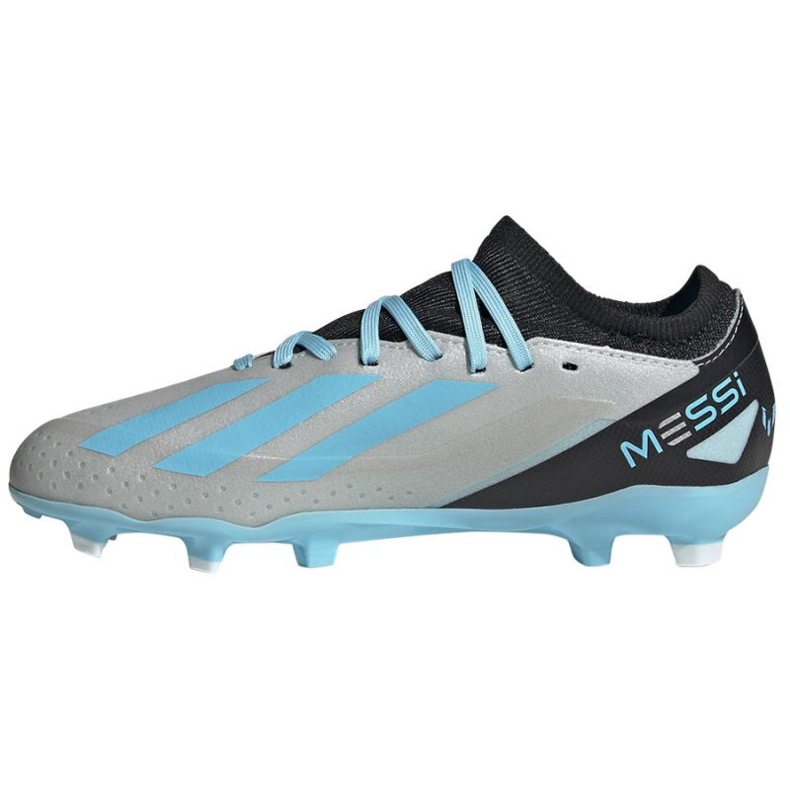 Adidas X Crazyfast Messi.3 Fg Jr IE4077 soccer shoes grey shades of gray 1