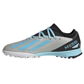 Adidas X Crazyfast Messi.3 Tf Jr IE4073 football shoes grey shades of grey 1