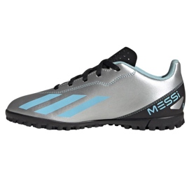 Adidas X Crazyfast Messi.4 Tf Jr IE4068 football shoes grey shades of grey 1