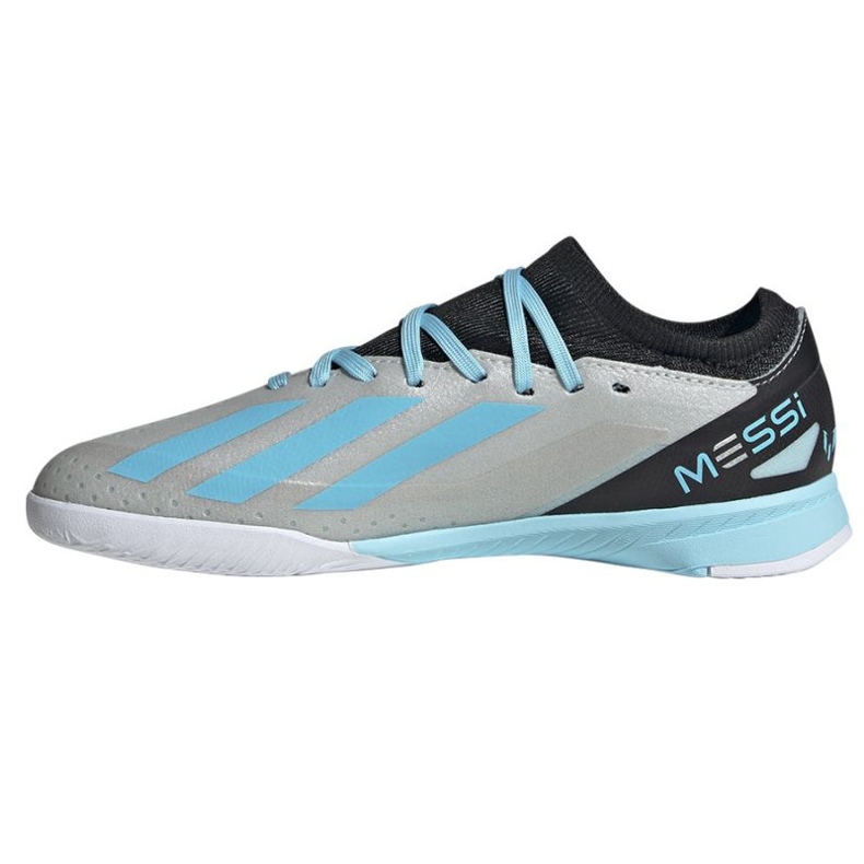 Adidas X Crazyfast Messi.3 In Jr IE4075 soccer shoes silver 1