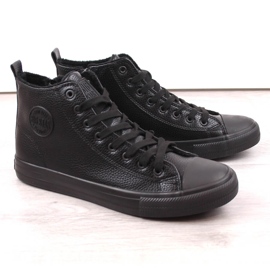 Men's high insulated black sneakers Big Star MM174012 1