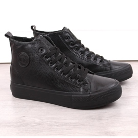 Men's high sneakers on the platform insulated black Big Star MM174065 1