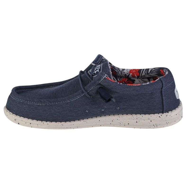 Hey Dude Wally Stretch Canvas M 40022-425 shoes blue 1