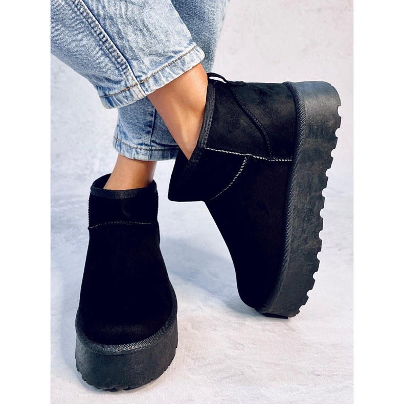 Platform snow boots Solnis Black 1