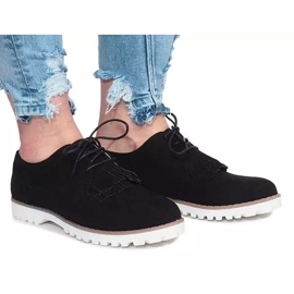 Black fringed loafers from Crushing Hard 2
