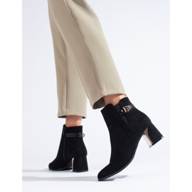 Black suede classic boots from Shelovet 2