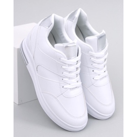 Rinno White wedge sneakers 1