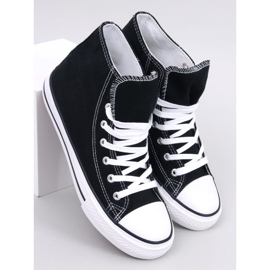 Jude Black canvas sneakers 1