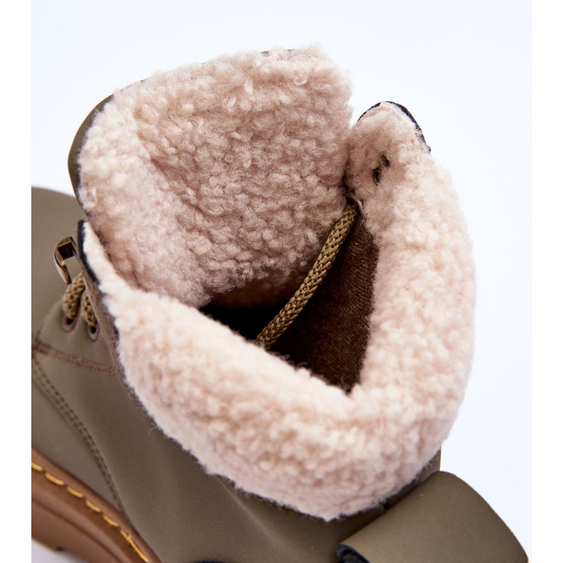 Women's Boots With Sheepskin Green Jette 2