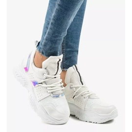 White sports sneakers K-505 2