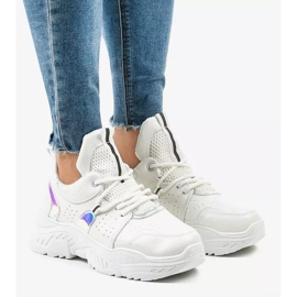 White sports sneakers K-505 1