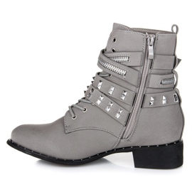 Vices New Collection Rock boots workery grey 1