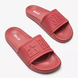 Big Star red men's Lopez slippers 2