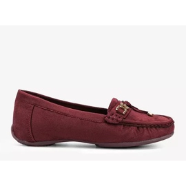 Darren maroon loafers red 1