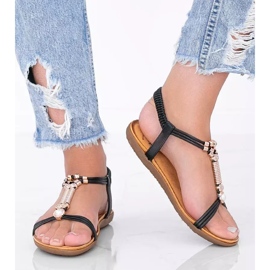 Liva women's black sandals 2