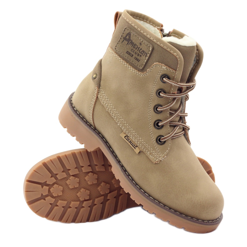 Warm Timber jackets American Club 1904 beige 3