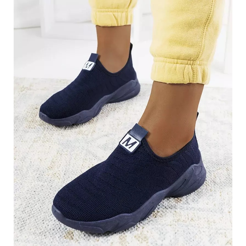 BM Aaron navy blue sneakers 1