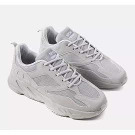 Gray sports sneakers from Wolvers grey 1