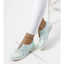 Green openwork Holm shoes 1