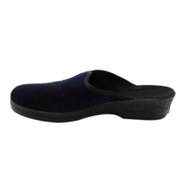 Embroidery Women's slippers Befado 219d426 blue navy blue 2