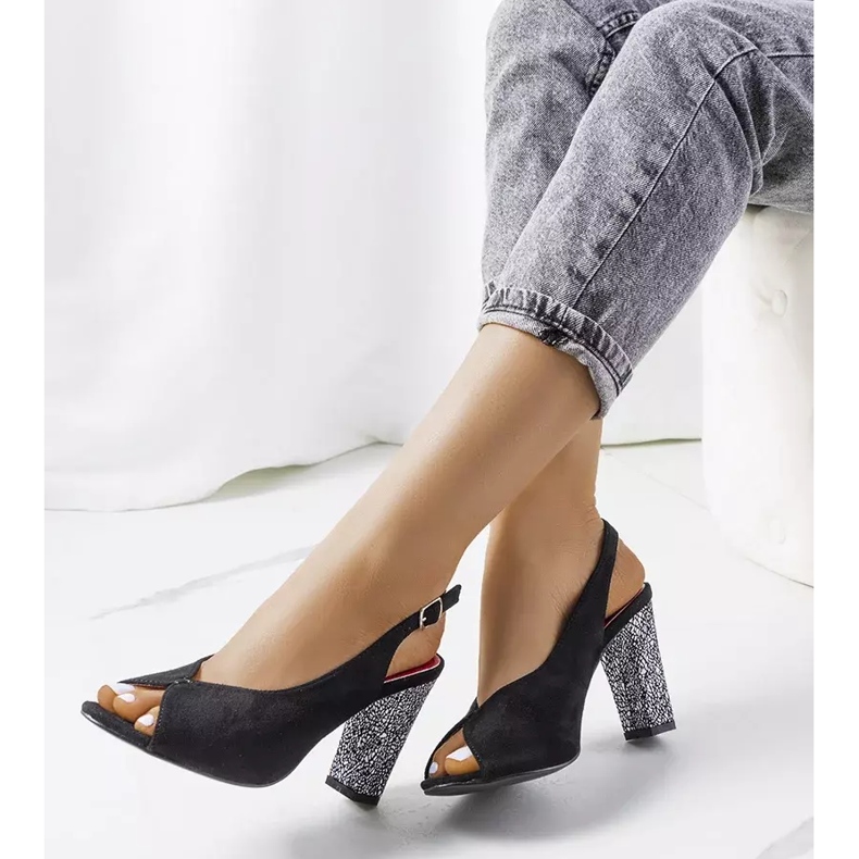 Black suede sandals from Bonnie 2