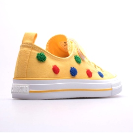 Children's Sneakers With Velcro Big Star JJ374056 Yellow 2