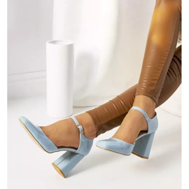 Blue pumps on the Clement post 1