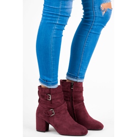 Seastar Maroon high heels red 1