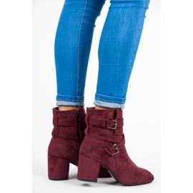 Seastar Maroon high heels red 2