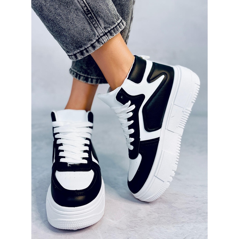 Storm BLACK/WHITE high-top sneakers 1