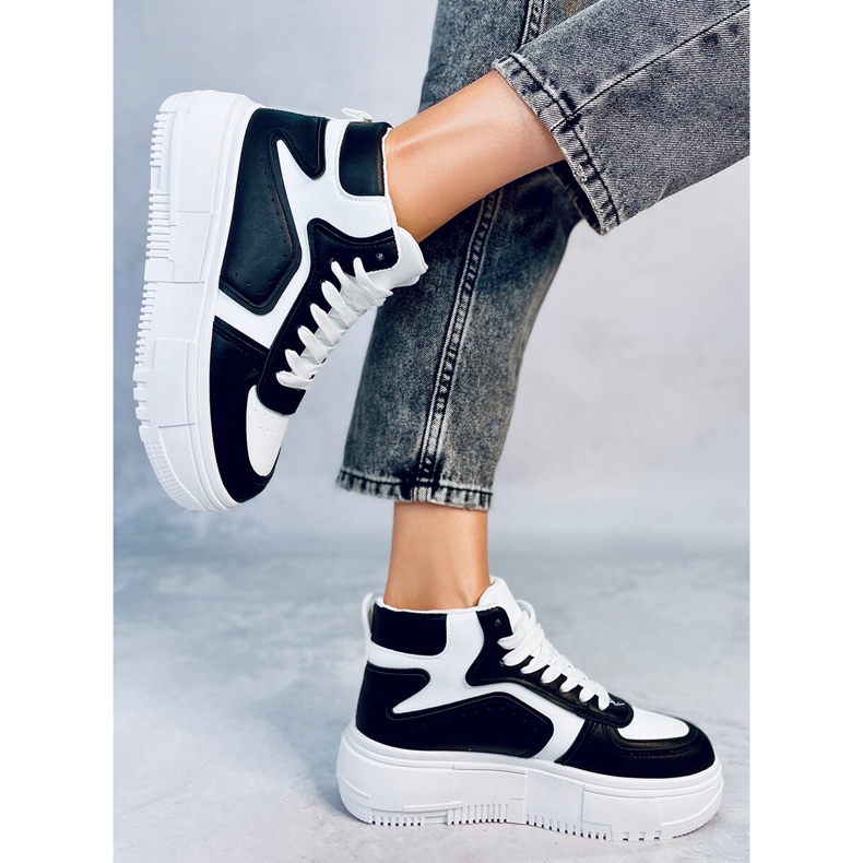 Storm BLACK/WHITE high-top sneakers 2