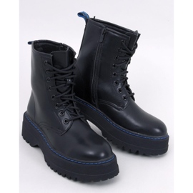 Boots on the platform Hamel BLACK/BLUE 1