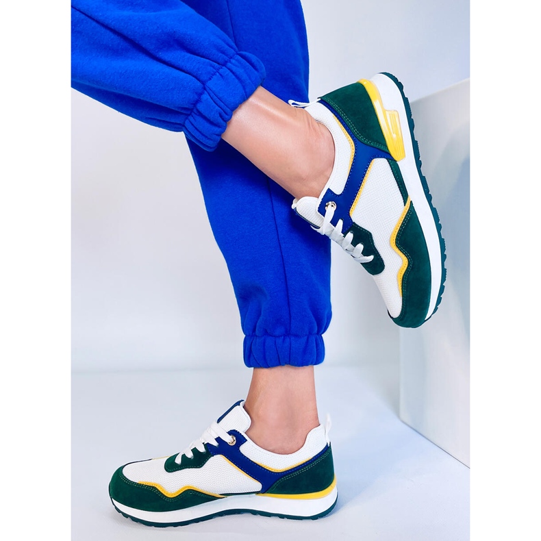 Cagle Green women's sneakers multicolored 2