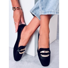 Saimon Black women's loafers 1