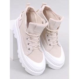 Tinli Beige high-top sneakers 1 Tinli Beige high-top sneakers 1