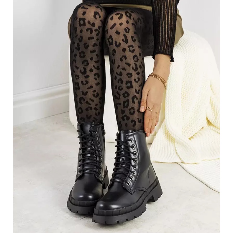 BM Black women's trappers from Vistala 1