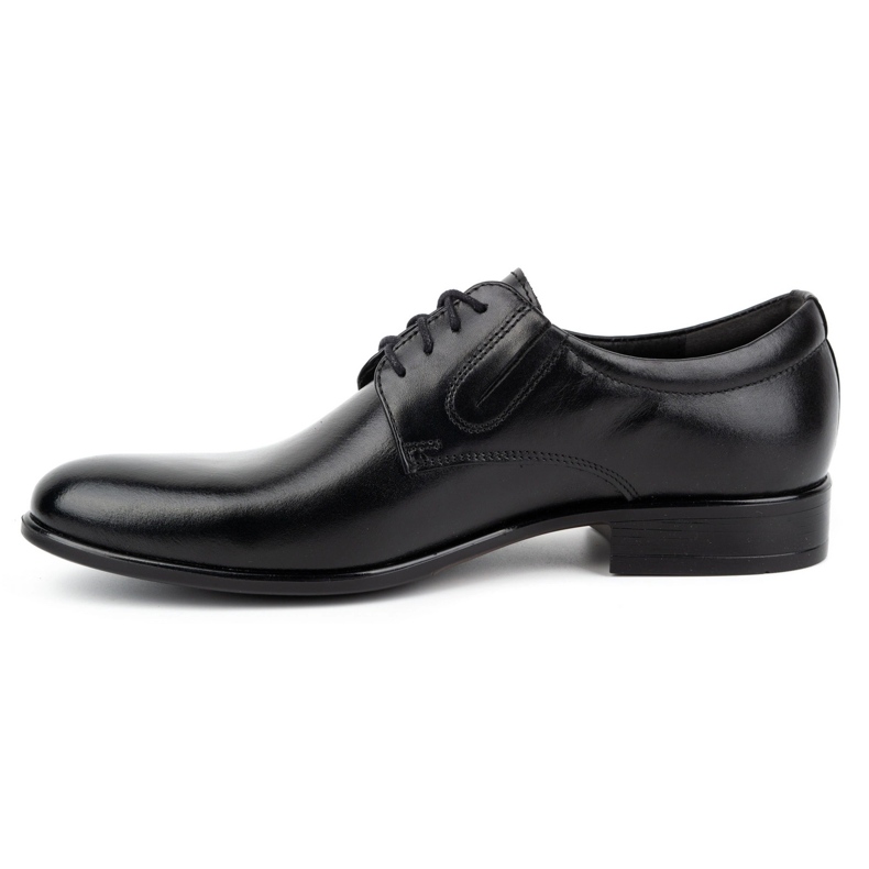 Kampol Men's formal leather shoes 323KAM black 1